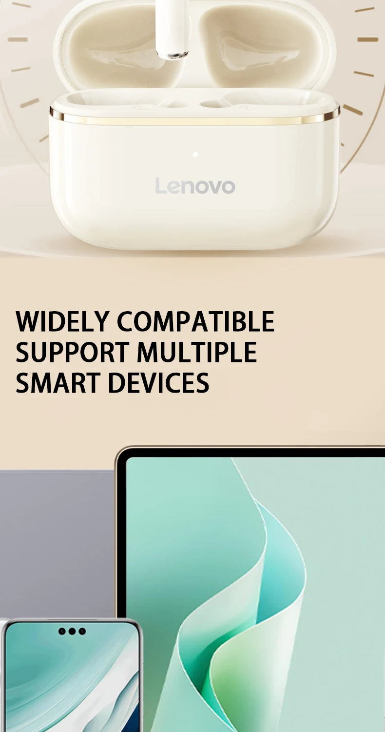 Lenovo EA230 TWS Gaming Bluetooth Earphone 360° Stereo Sound Effects Wireless Headphone Original 100%  Earbuds for Sport Running