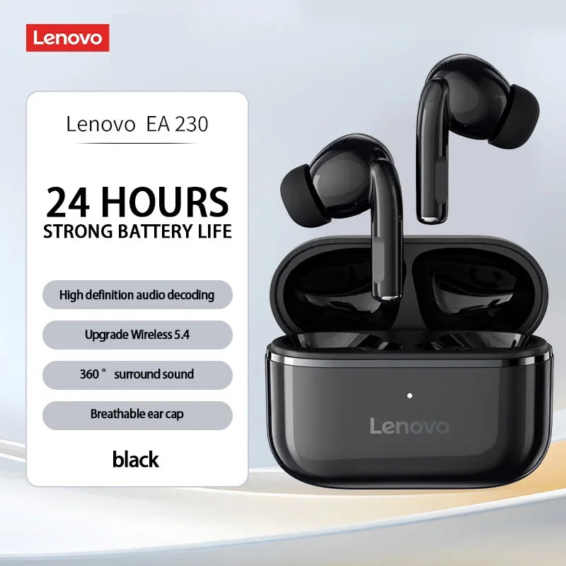 Lenovo EA230 TWS Gaming Bluetooth Earphone 360° Stereo Sound Effects Wireless Headphone Original 100%  Earbuds for Sport Running